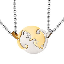 Load image into Gallery viewer, Cat Couple Necklaces